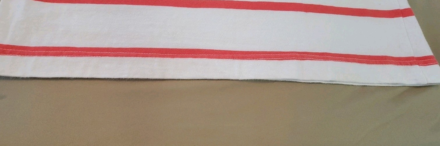Vtg Womans Dockers Since 1950, Levi’s Coral/Peach Stripes Shoulder Pads Small