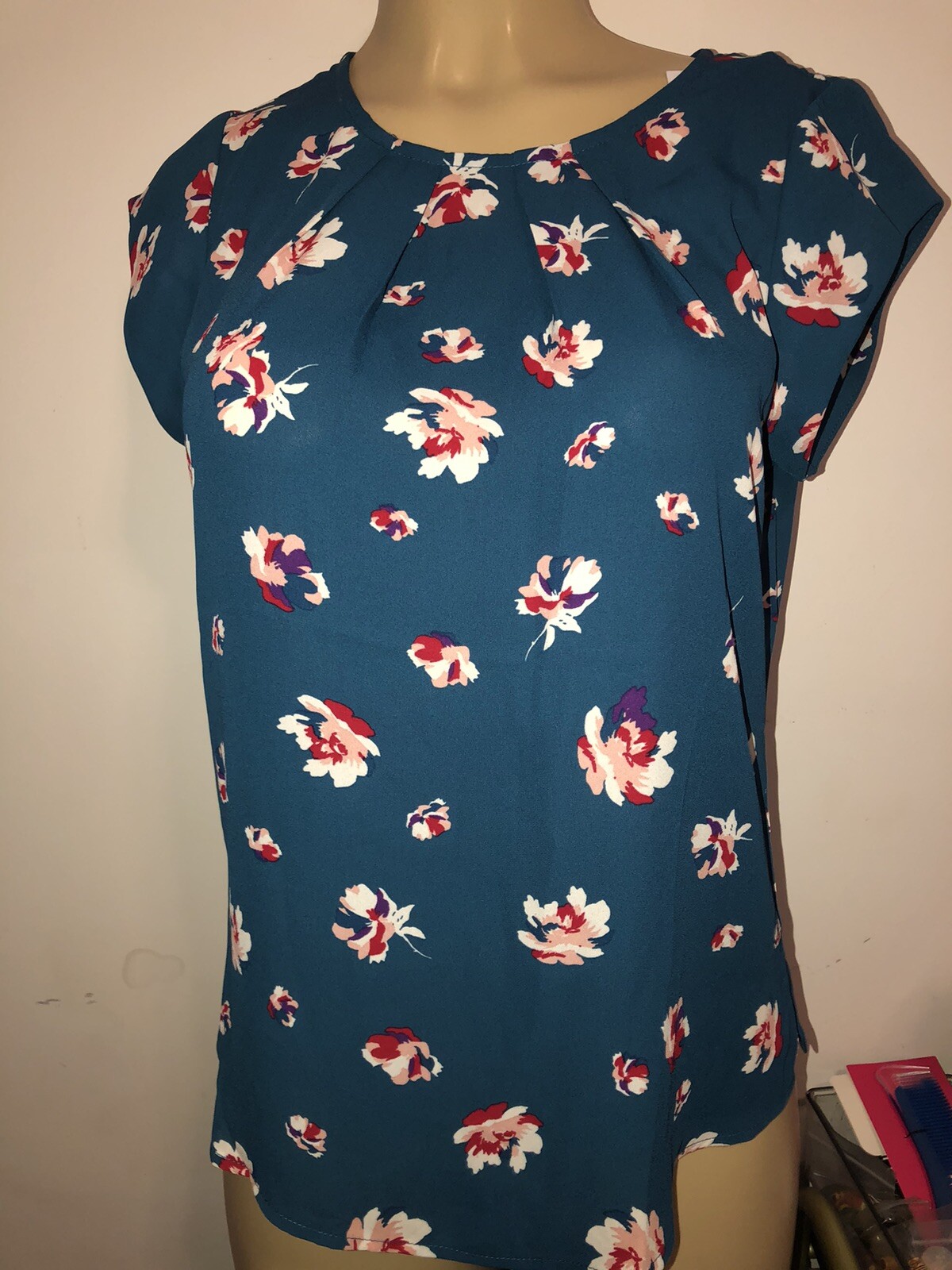 Fancy floral dressy shirt