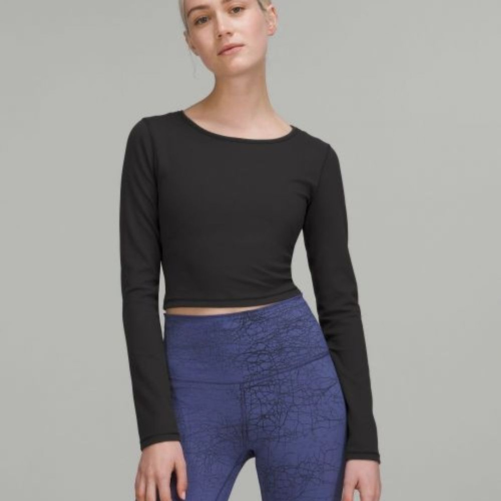 Lululemon Wundertrain Cropped Long sleeve Tee 6