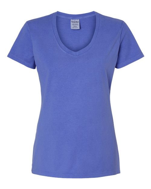 GDH125 Hanes ComfortWash Ladies V-Neck T-Shirt