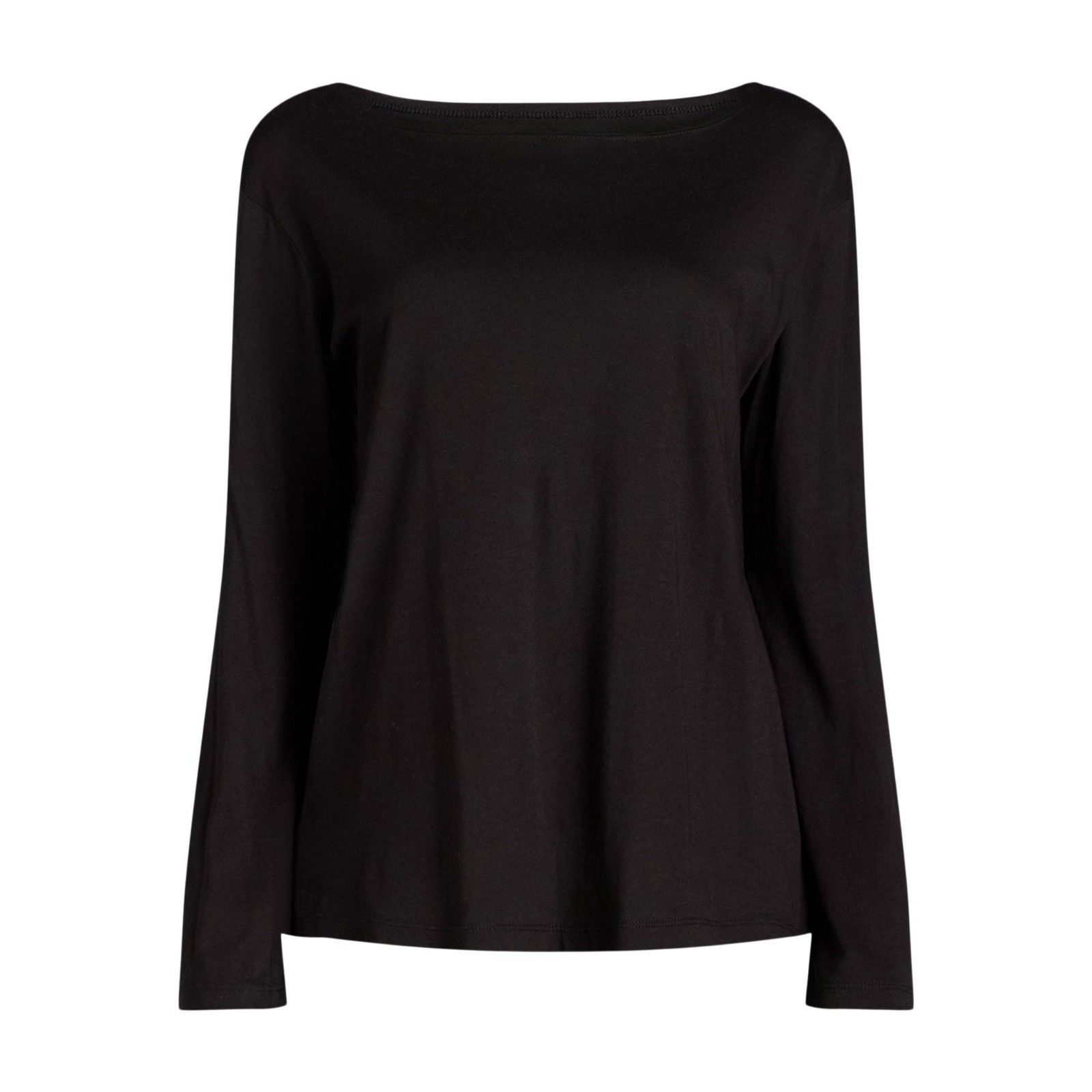 Free Assembly Women’s Long Sleeve Drop Shoulder Tee SIZE LARGE BLACK NIP