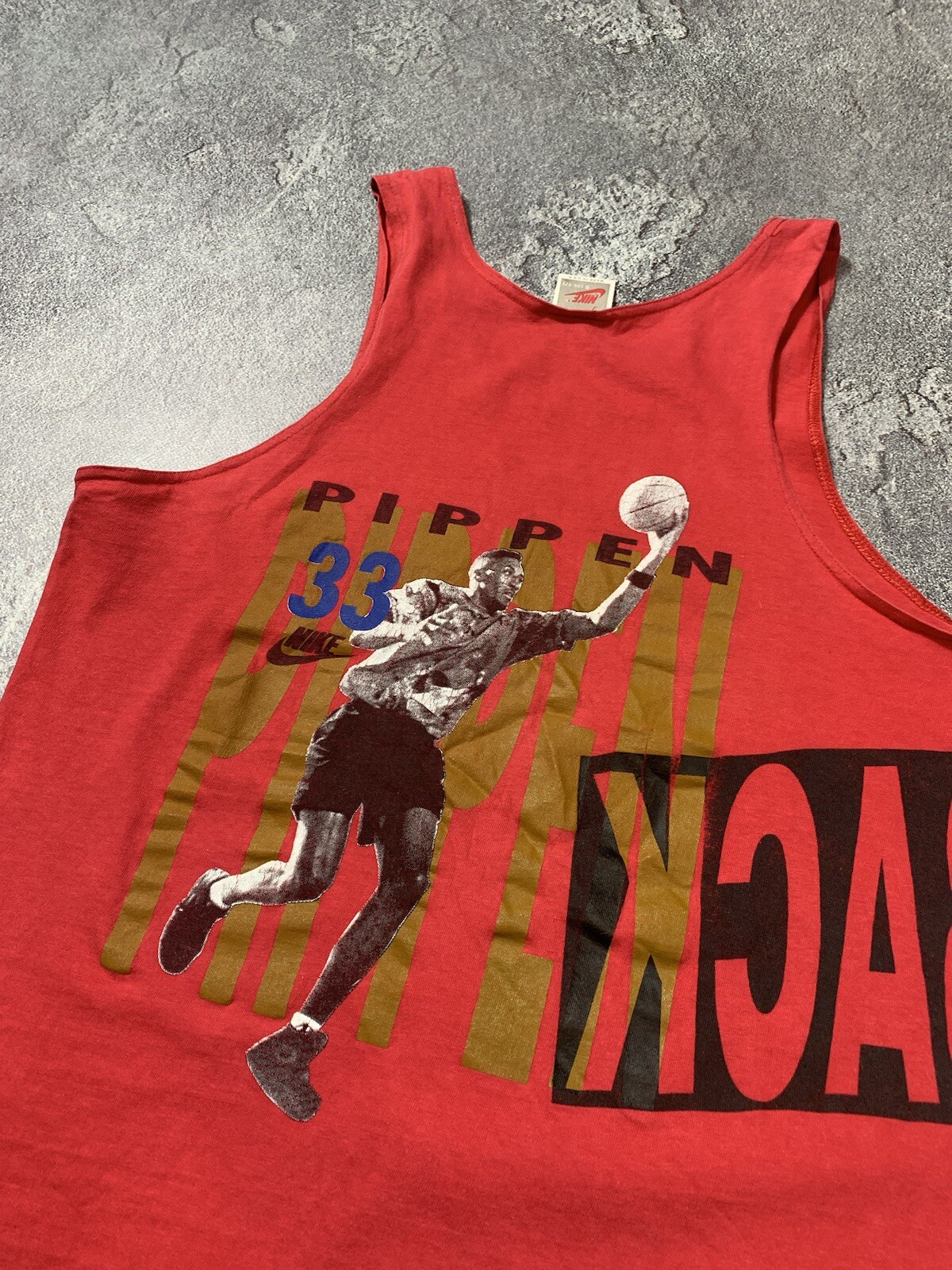 Vintage 90s Nike Jordan Michael Jordan Scottie Pippen Back 2 Back Top Size S