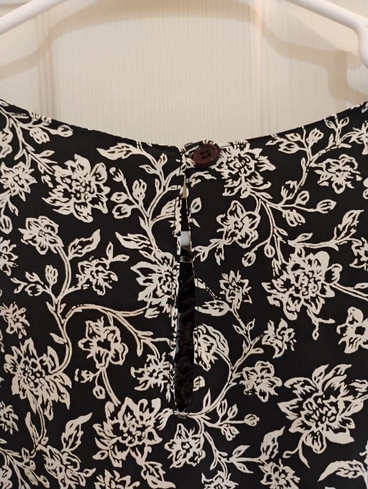 VTG Impressions of California Blouse 80s 90s Floral Shoulder Pads Top Medium
