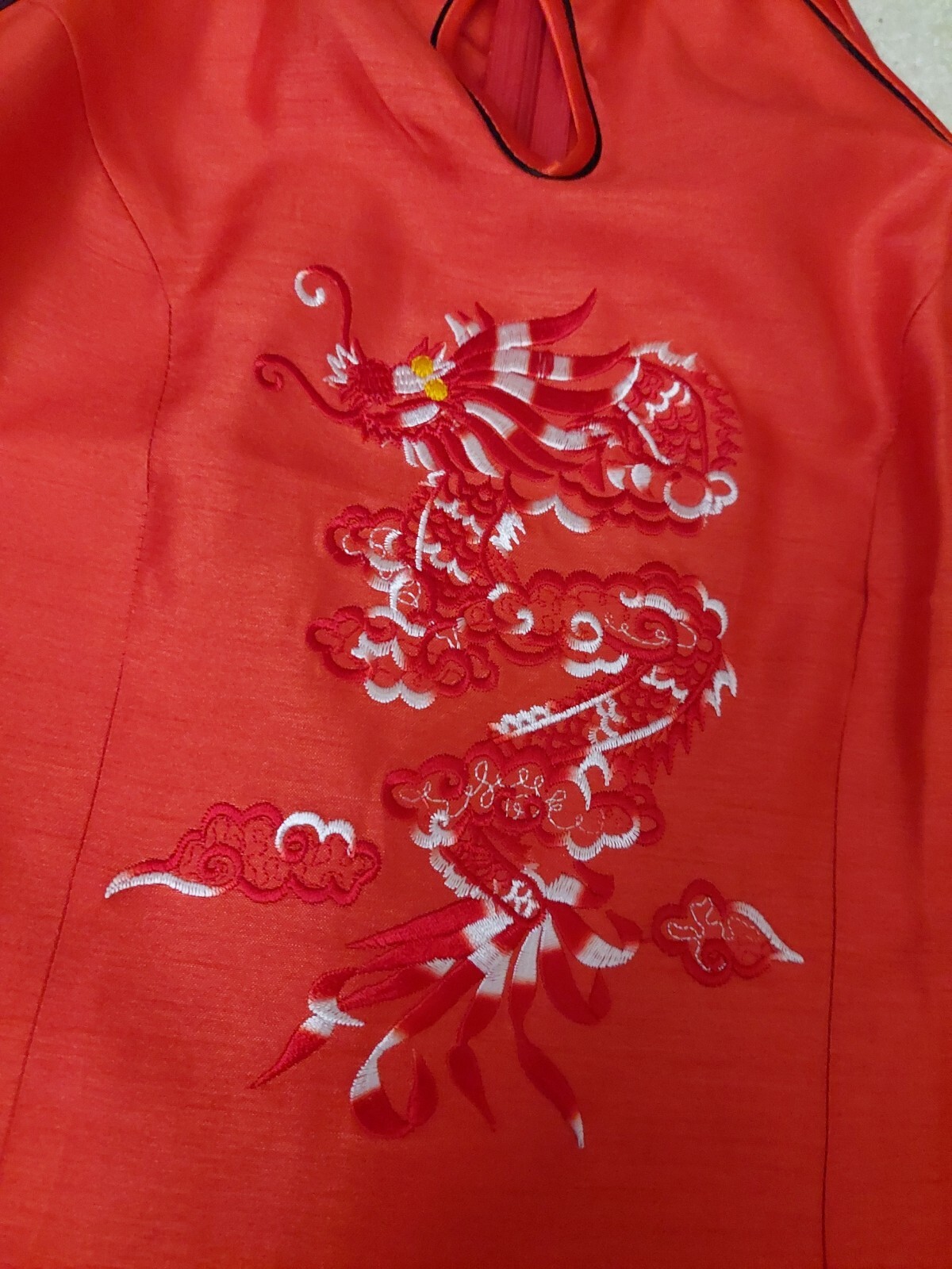 Women’s 100% Silk Sleeveless Top Tunic Size S Made in Vietnam Kim Fashion Red
