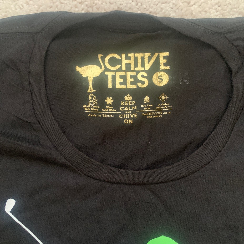 William Bill Murray Golf Chive Tees Shirt Womens S Black Caddyshack Murray Bros