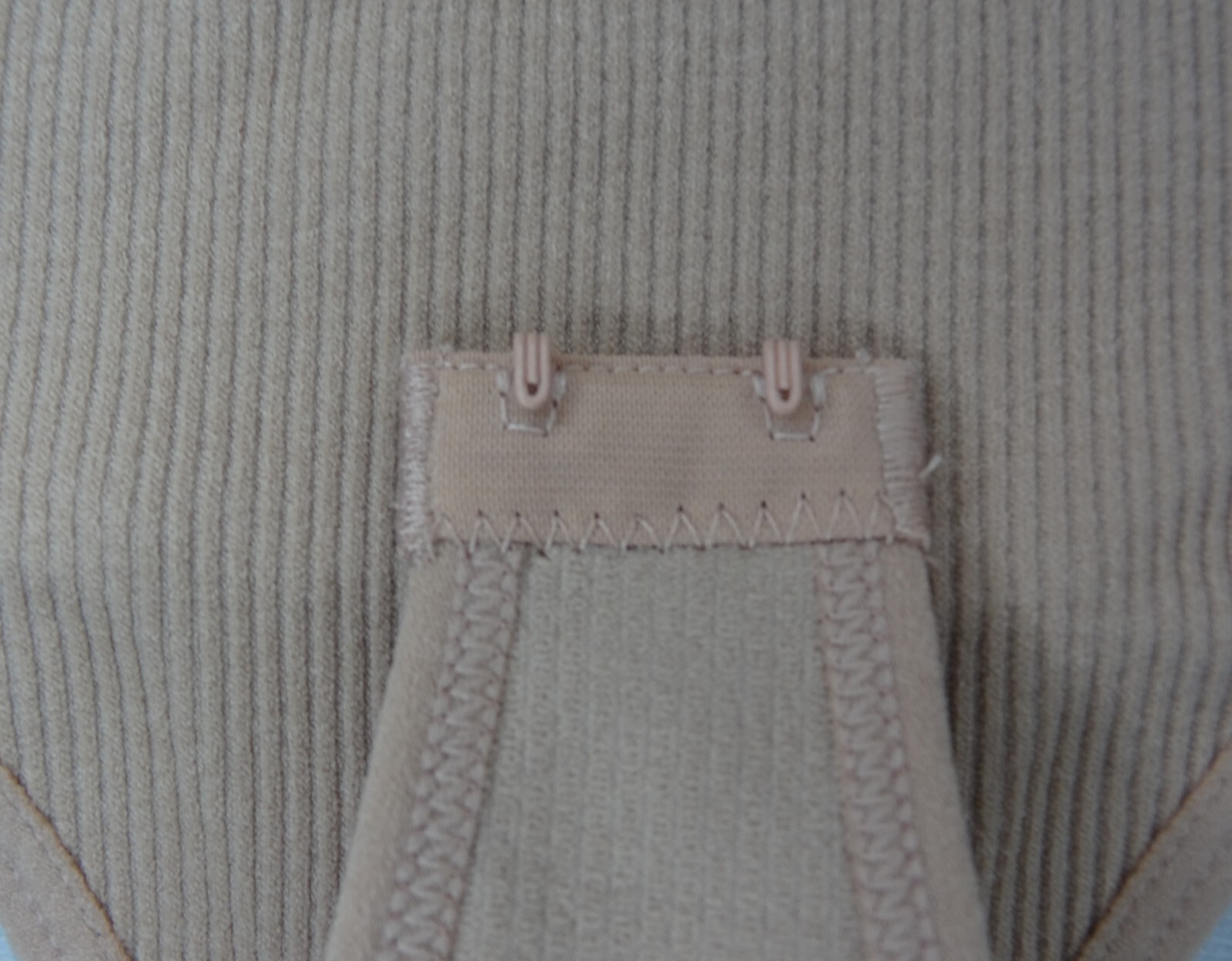 Dynamic Seamless Apparel Fitted Tank Bodysuit Hook Closure Tan Juniors One Size