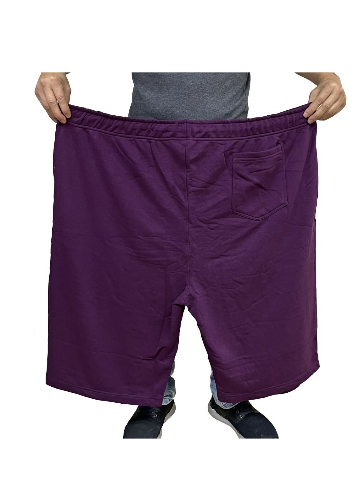 BIG MENS FRENCH TERRY COTTON SHORT WITH POCKET~~~ PLUS SIZE (FREE SHIPPING)