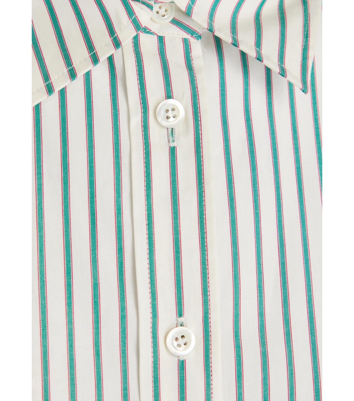 FRAME $298 Striped Cotton Oxford Size Small Pleated Back Pocket