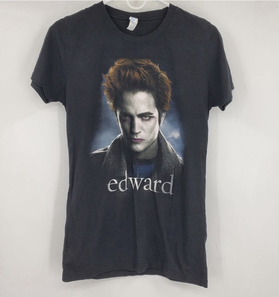 Vintage Twilight Edward Cullen Y2K T-Shirt Tultex Girly XL Robert Pattinson
