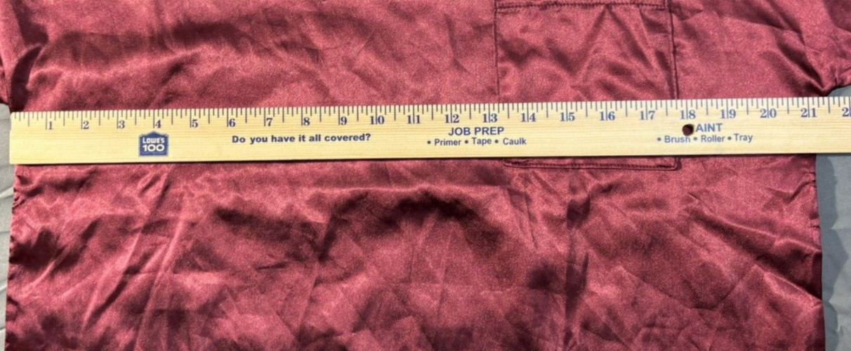 BB Dakota Womens Burgandy Polyester Blouse One Pocket Shirt Small