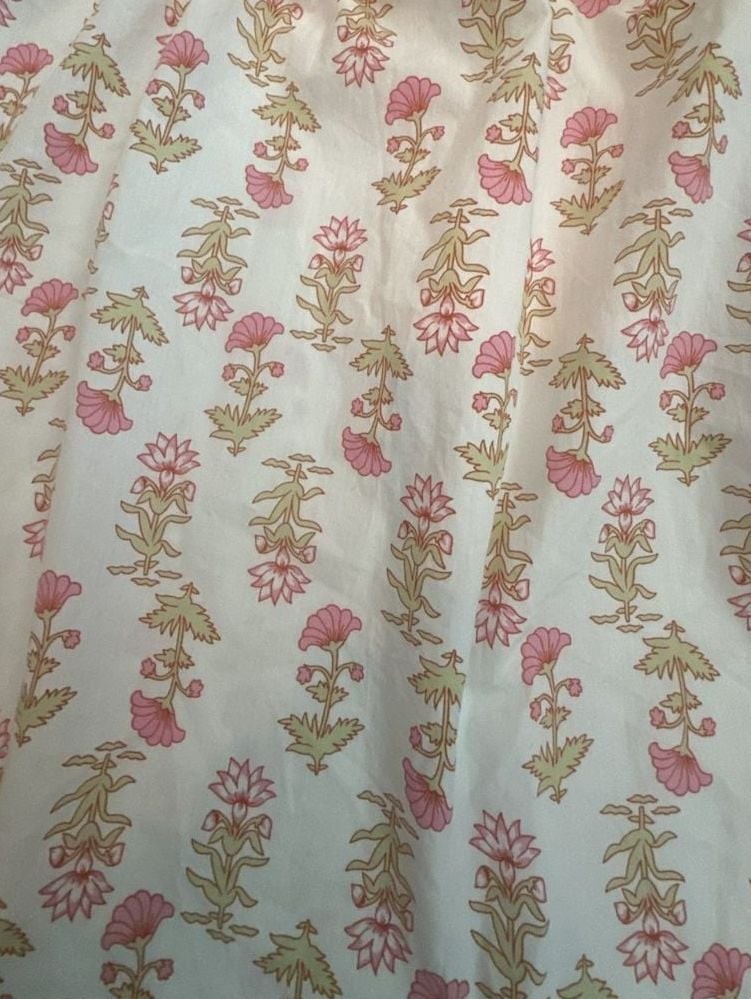 Piyama Indah Flutter Tank Top Floral Print Loungewear
