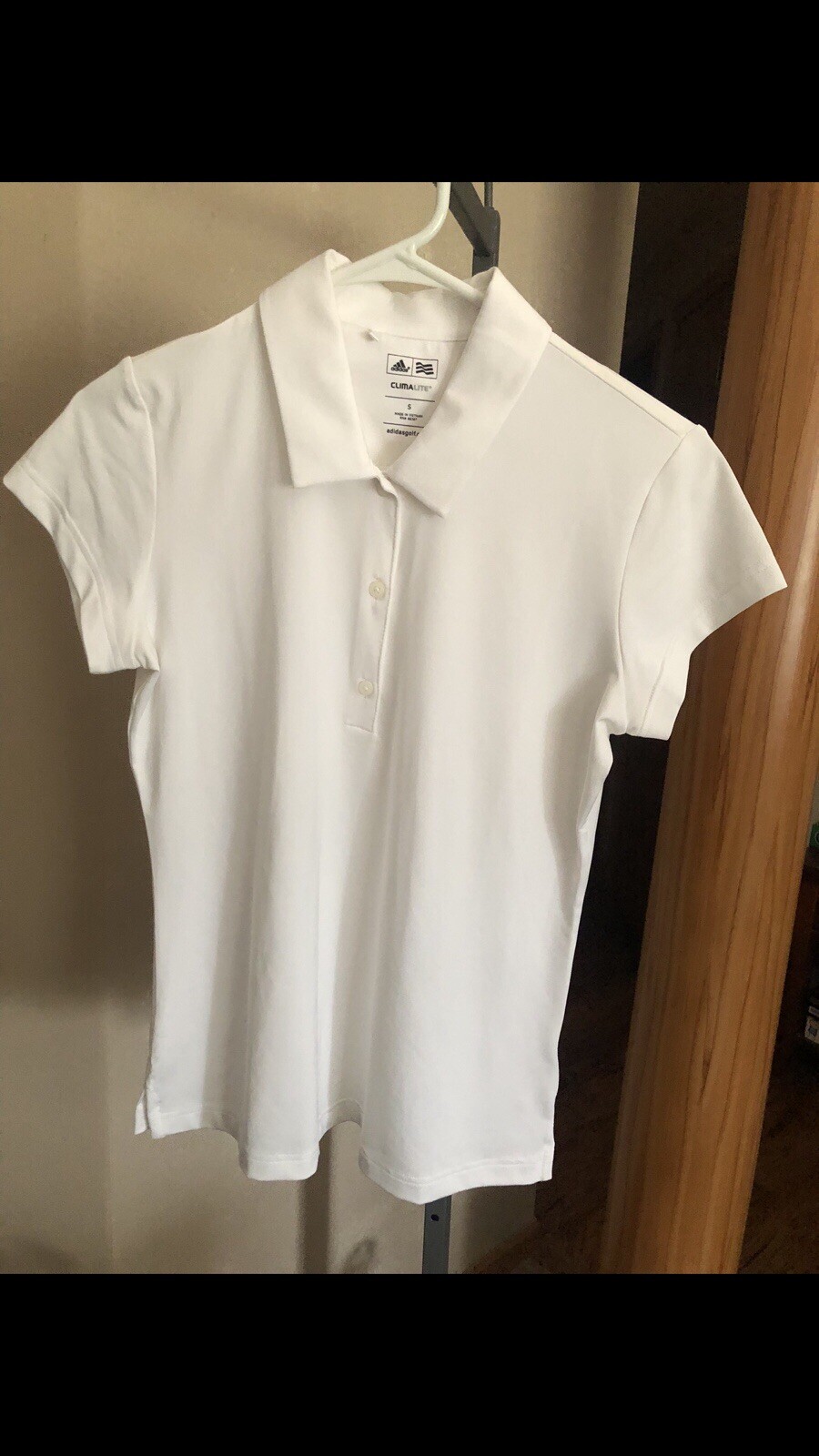Women’s Adidas Golf Polo Size S EUC missing inner material tag