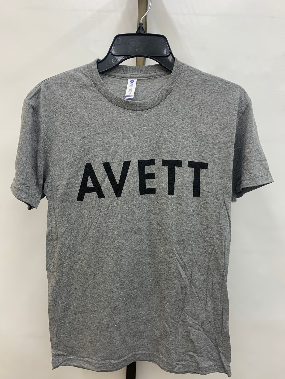 Next Level Womans Avett Brothers Black Letter Gray Crew Neck SS Tee Choose Size