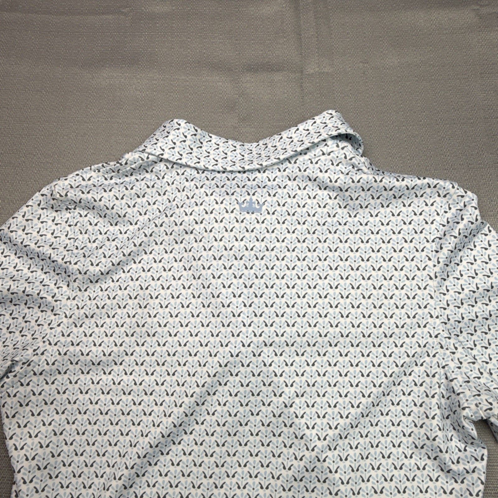 Peter Millar Women’s “Fairway Frills” Short-Sleeve Jersey Polo Sz XS