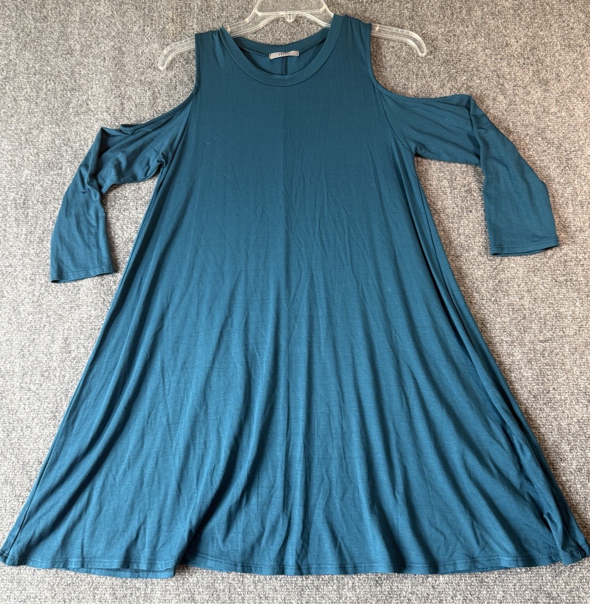 Jolie Womens Top sz S Shoulder Open Rayon/Spandex Made In USA