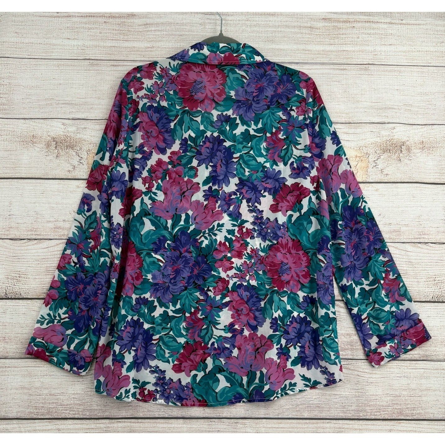 Show Me Your Mumu Smith Button Down Women Small Magenta Blooms Floral MF3-4834
