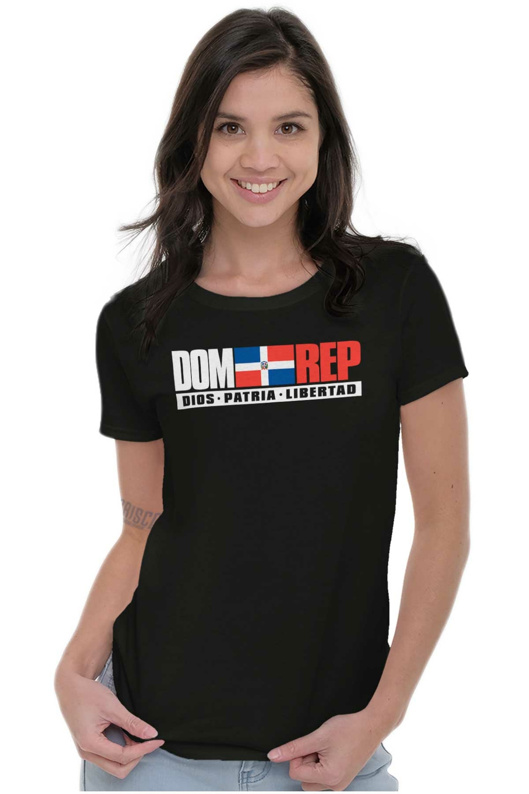 Dominican Republic Flag Official Pride Gift Graphic T Shirts for Women T-Shirts