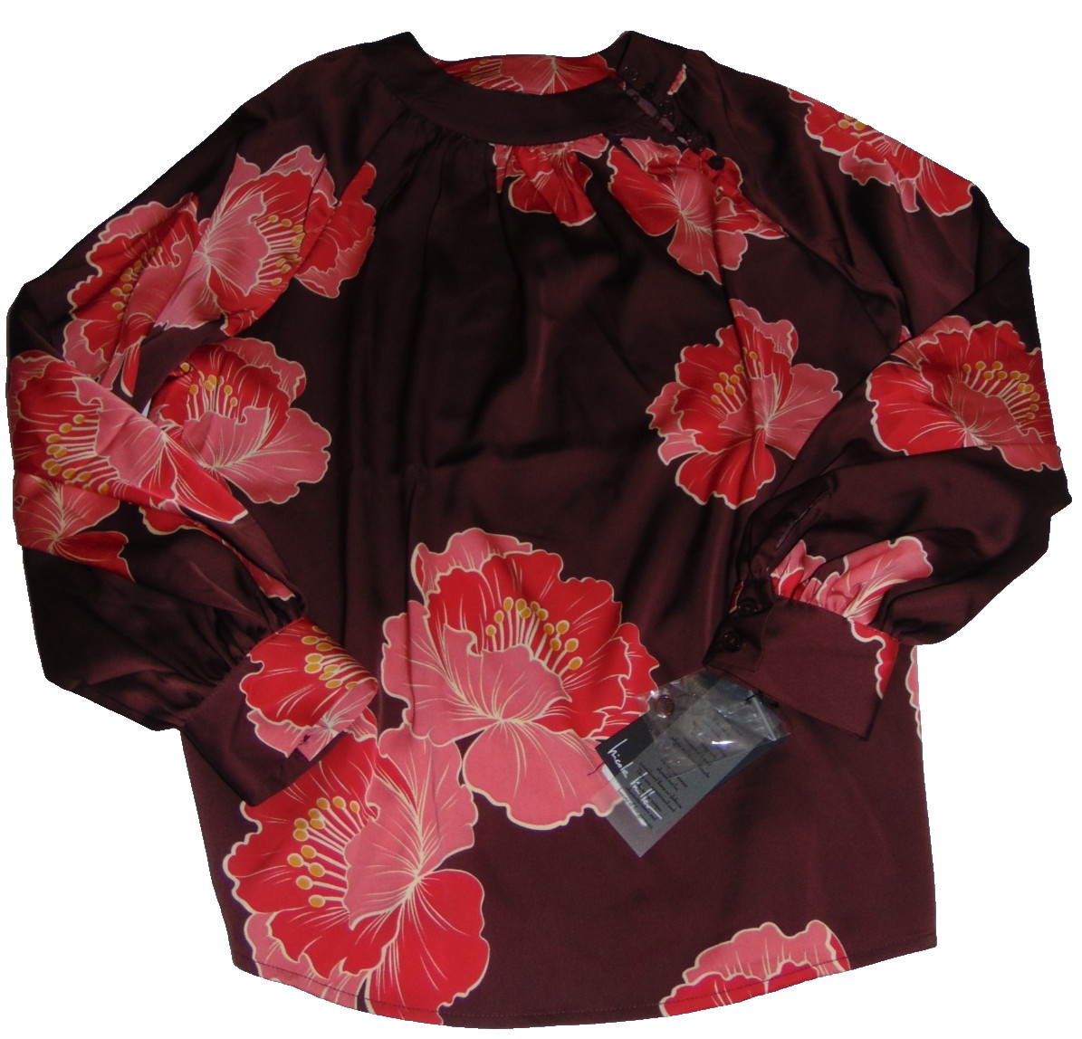 ~NWT Women’s NICOLE MILLER Flower Top! Size M Super Cute FS:)~