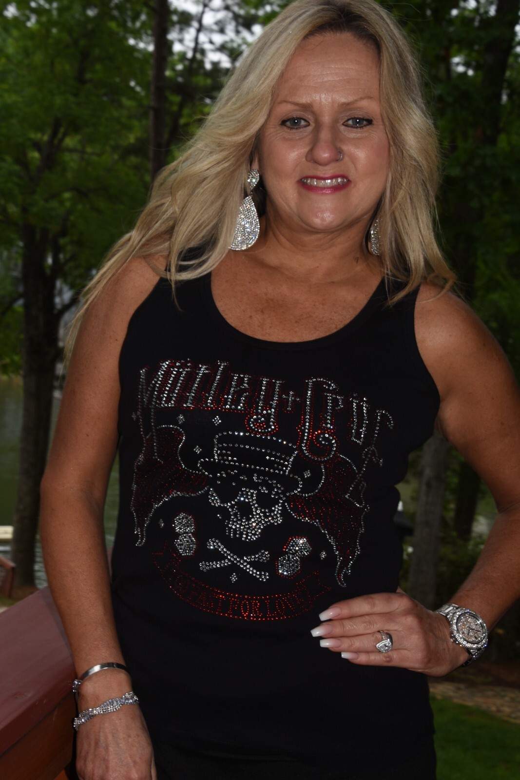 Motley Crue rhinestone shirt or tank XS S M L XL XXL 1X 2X 3X 4X5X Too Fast Love