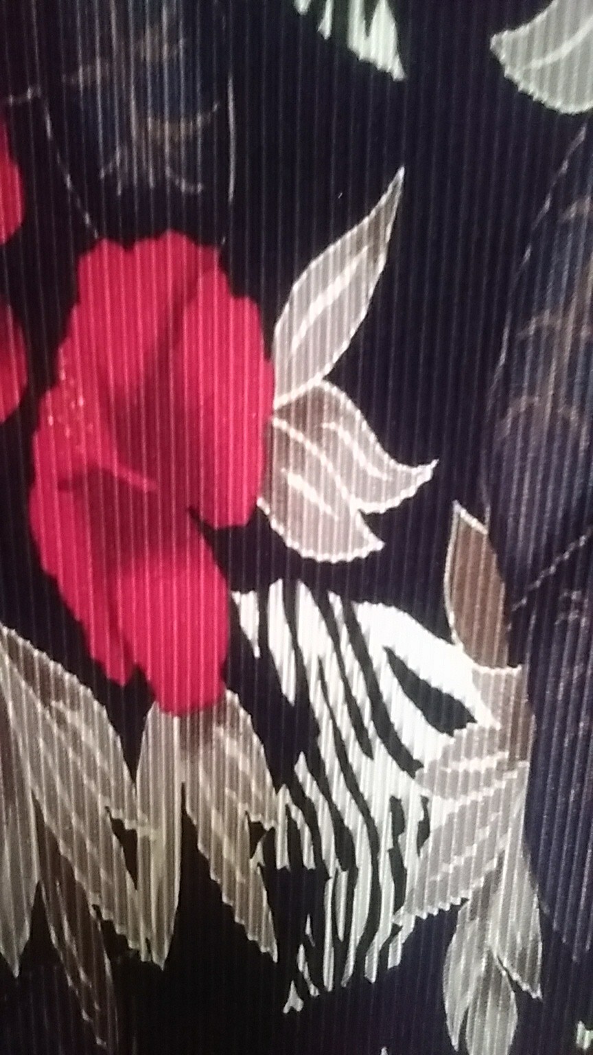 Animal Print Tropical Shell Black Red Tan Liquid Knit Athleisure Hawaiian