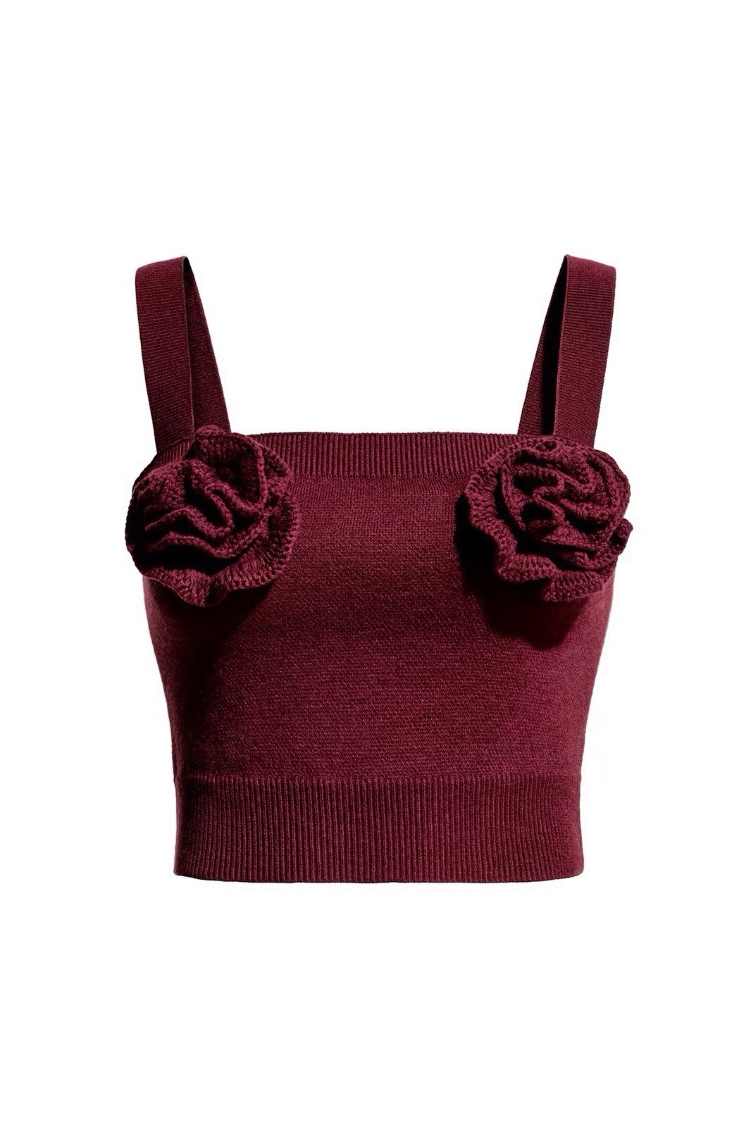 Magda Butrym H&M Roses Knit Bustier Sz L