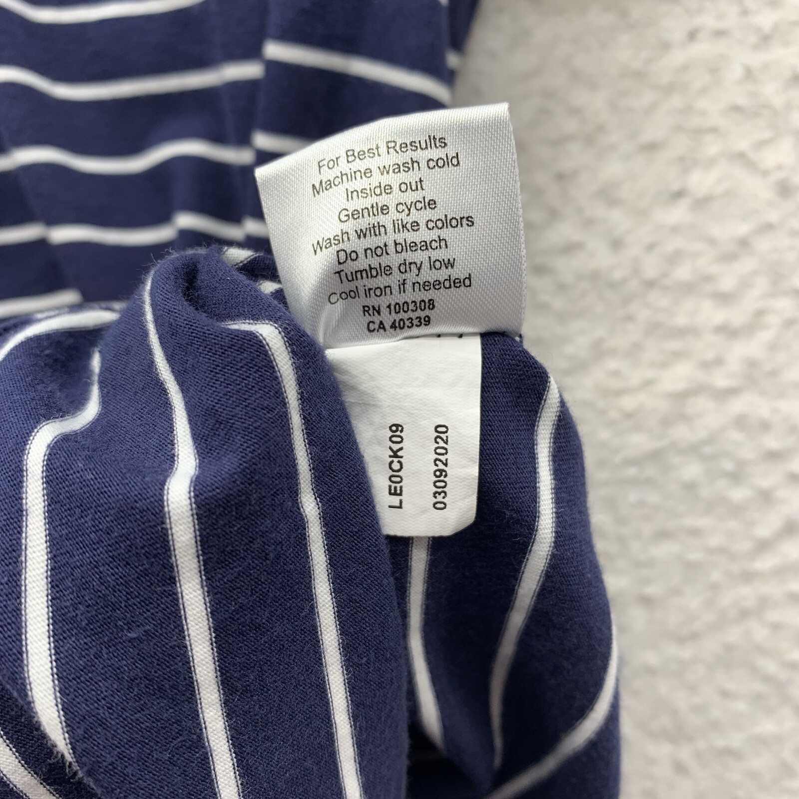 Peter Millar T-Shirt Womens Medium 2021 PGA Ocean Course Kiawah Blue Stripe Golf