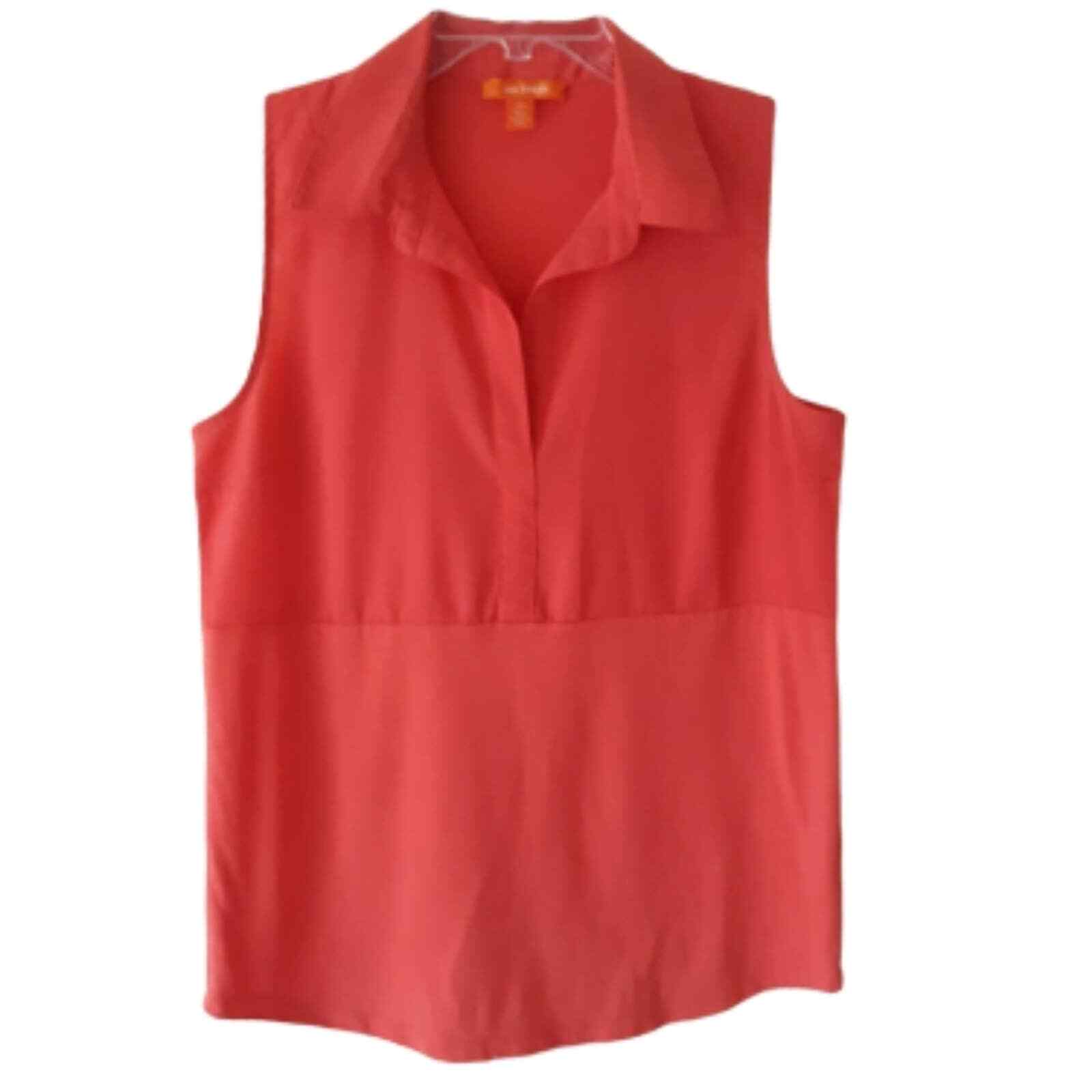 Joe Fresh Top Women’s Sleeveless Size Medium Coral