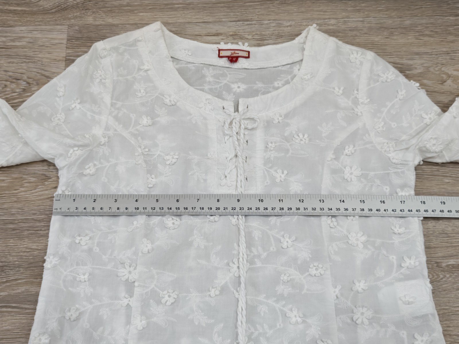Joe Browns White Lush Lace Top Size UK 10
