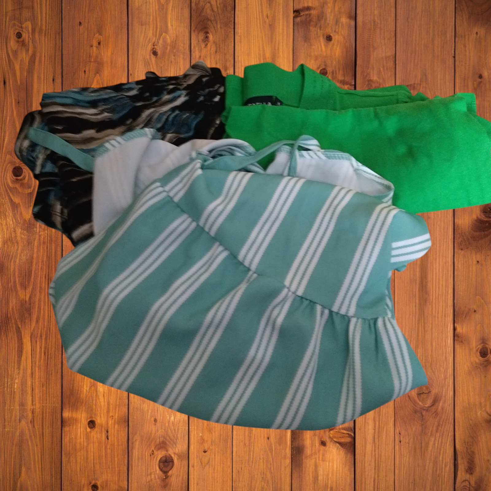 Lot Of 3 Women’s Medium Rafaella Etc Casual Office Solid/Print L83