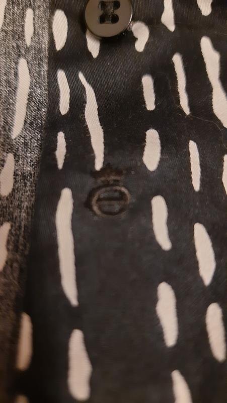 Women Eterna shirt black cotton XS-S