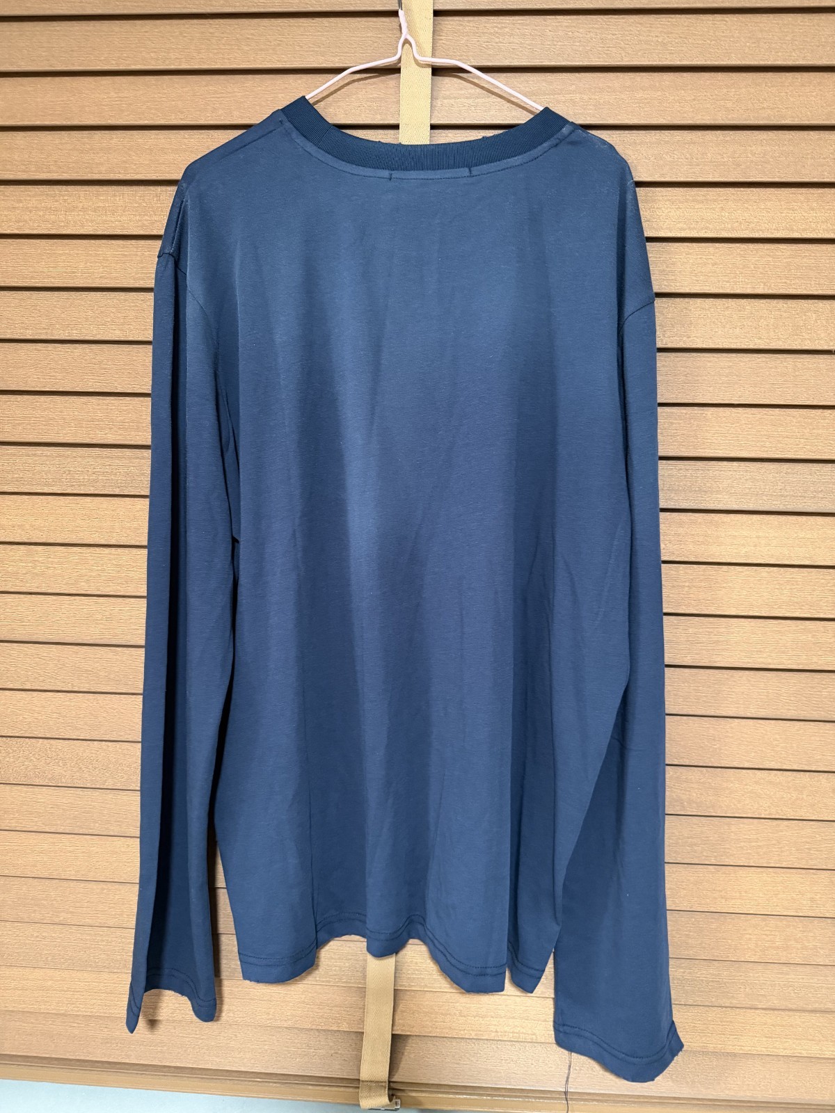 acne studios stockholm 1996 cotton top t shirt in navy blue size Small