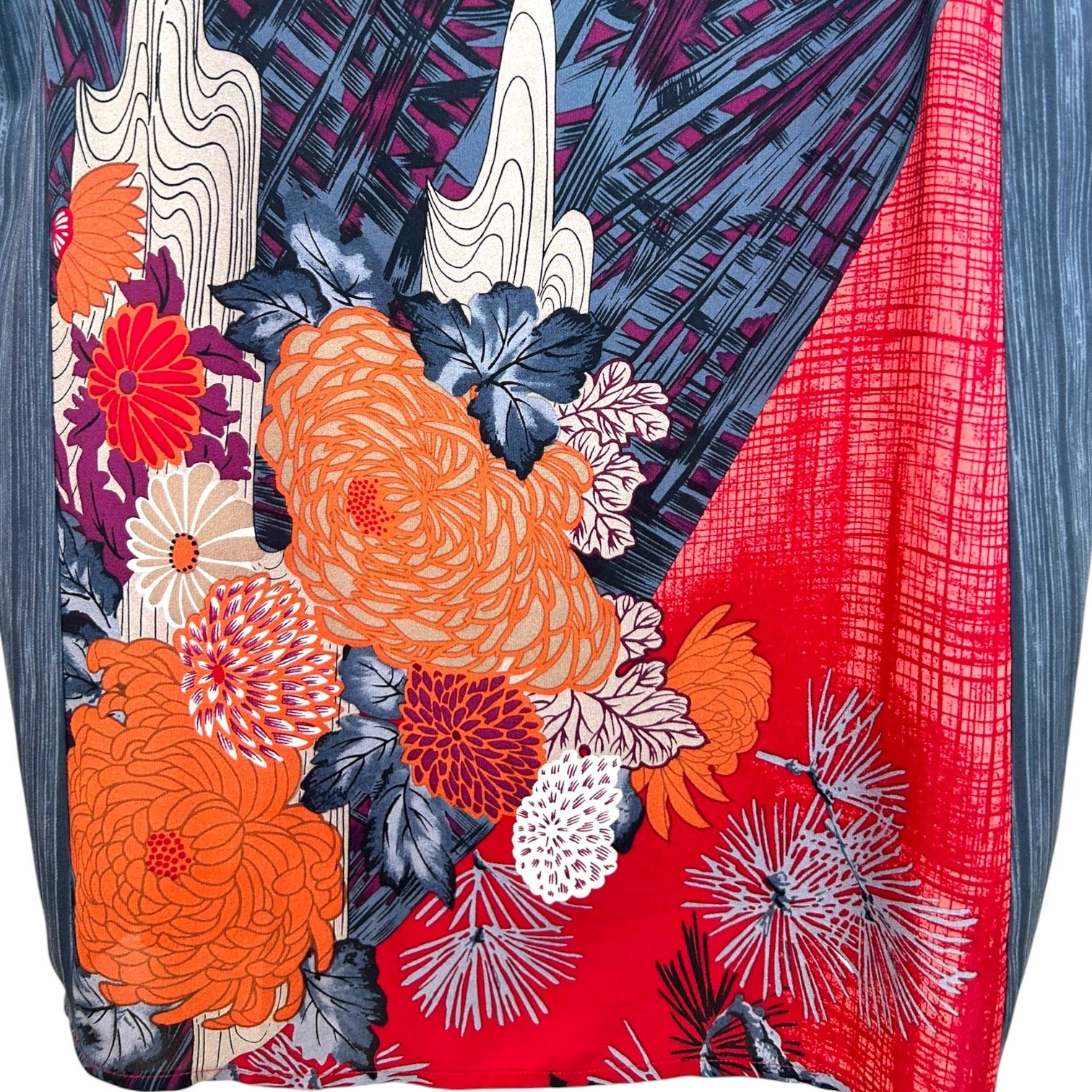 Harari, Women’s Sleeveless Silk Camisole Top Abstract Floral, Multi-Color Medium
