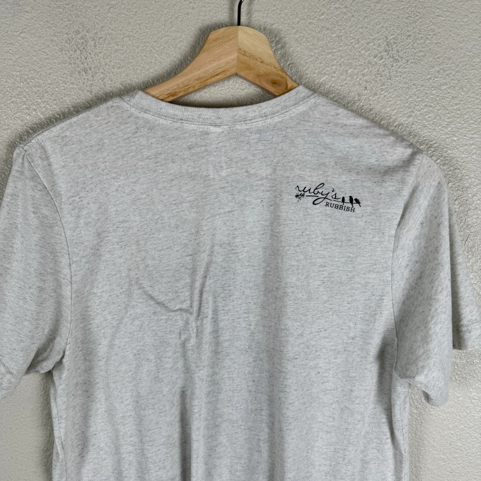 Rubys Rubbish Shirt Women M Heather Grey Long Live The Cowgirls Graphic Western