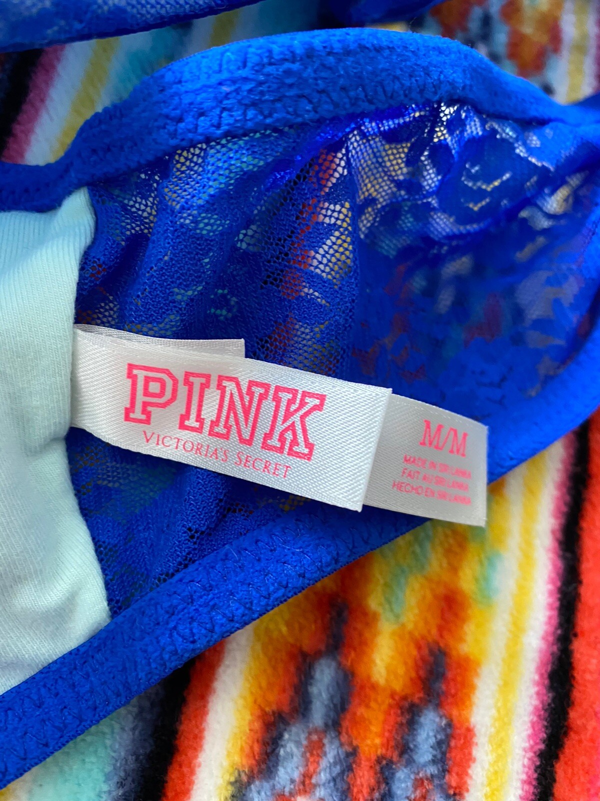 Victorias Secret Pink Lace Bandeau Bra Bralette Tube Top Indie Sleaze Vintage