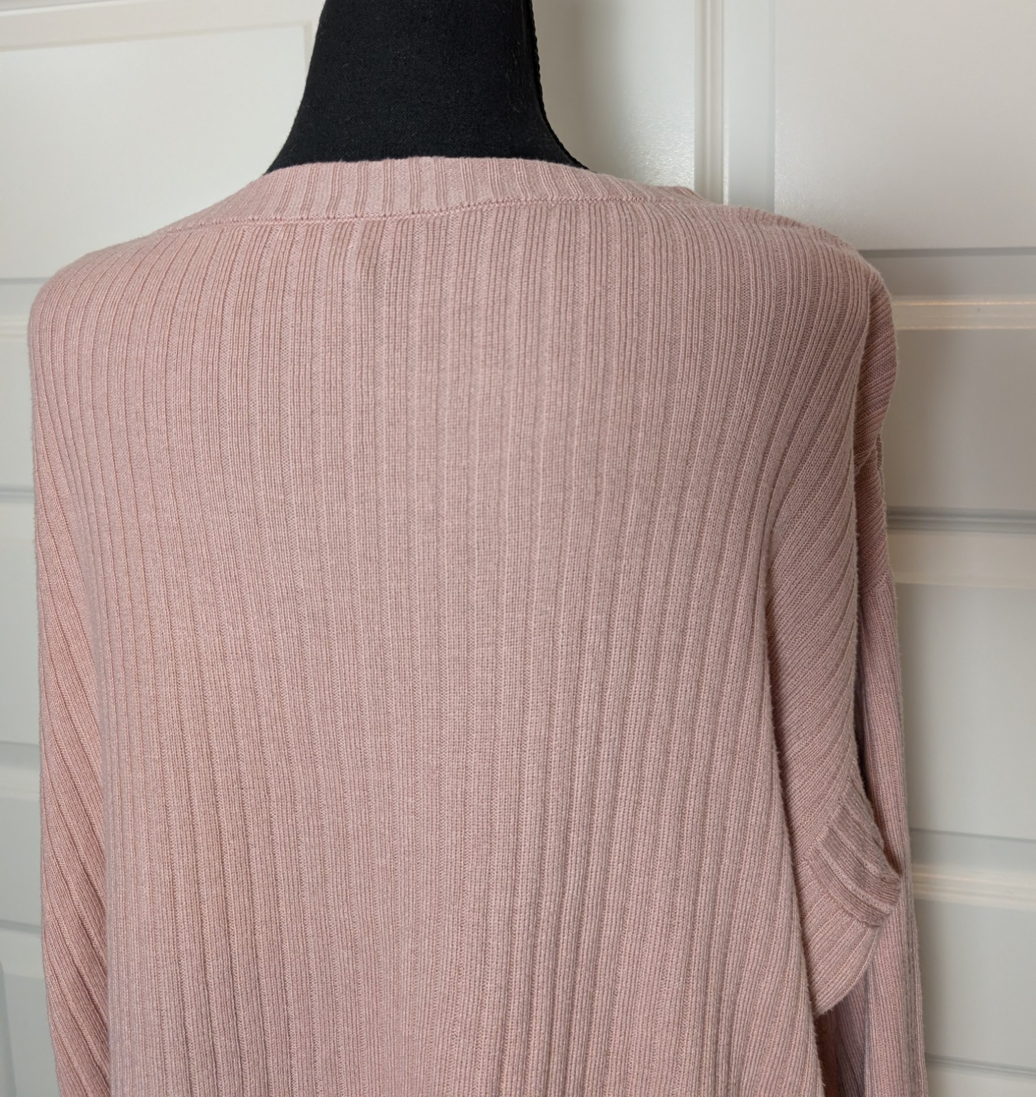 Eileen Fisher Size M Knit Top Pink Boxy Oversized Organic Cotton Tencel Peru