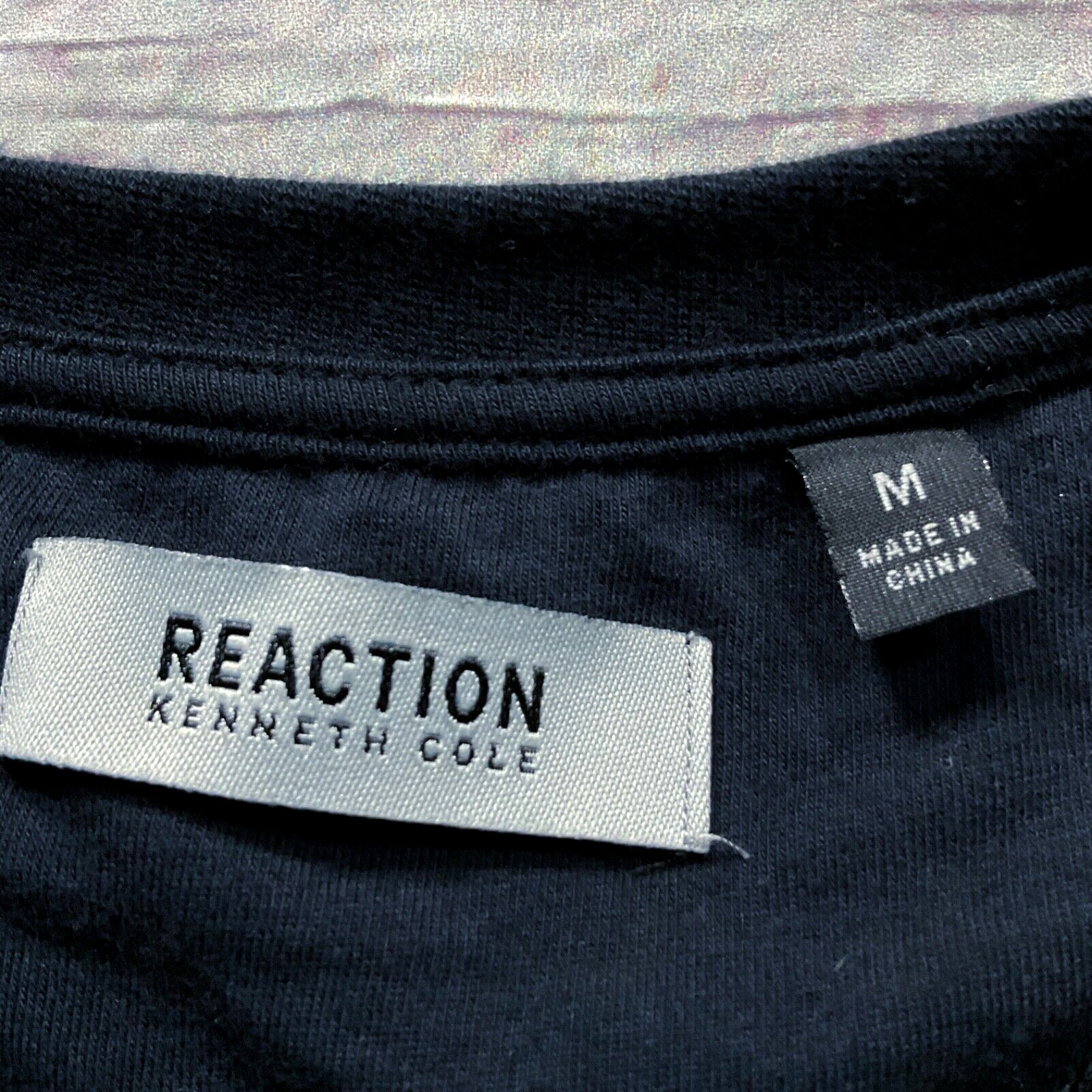 Kenneth Cole Reaction Womens Top sz Medium Pullover Short Sleeve T-Shirt Stretch