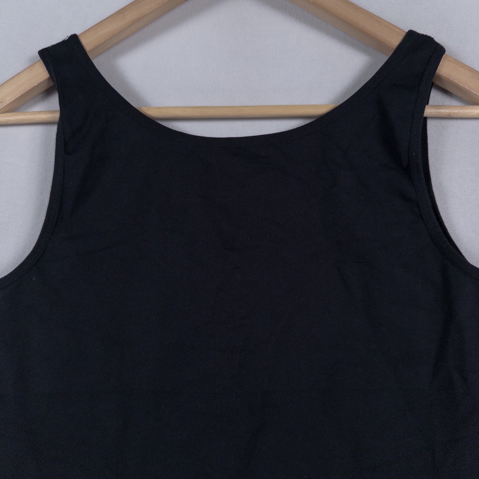 Shapermint Core Compression Tank Top Womens 2XL Black Stretch Seamless Shapewear