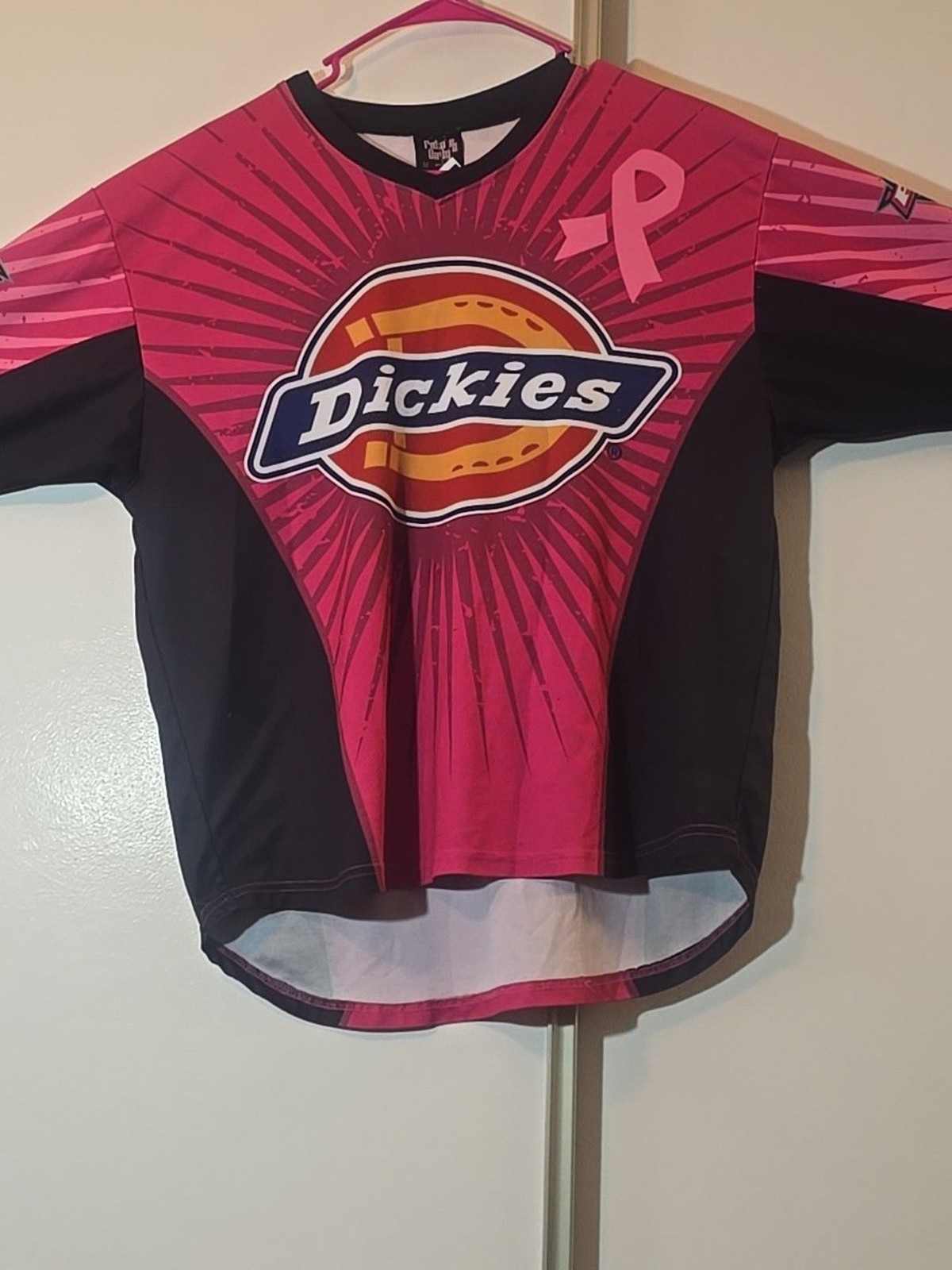 PBR Dickies Breast Cancer Awareness Long Sleeve Shirt Medium By Ridin’ Dirty*