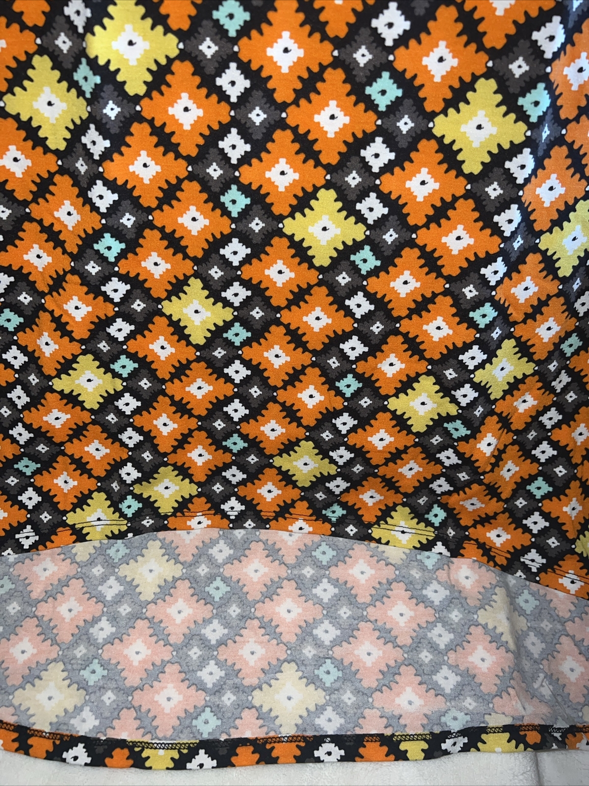 LuLaRoe Irma Tunic 3XL XXXL 26/28 24/26 🦄 Plus New 3X Black Orange Starbursts