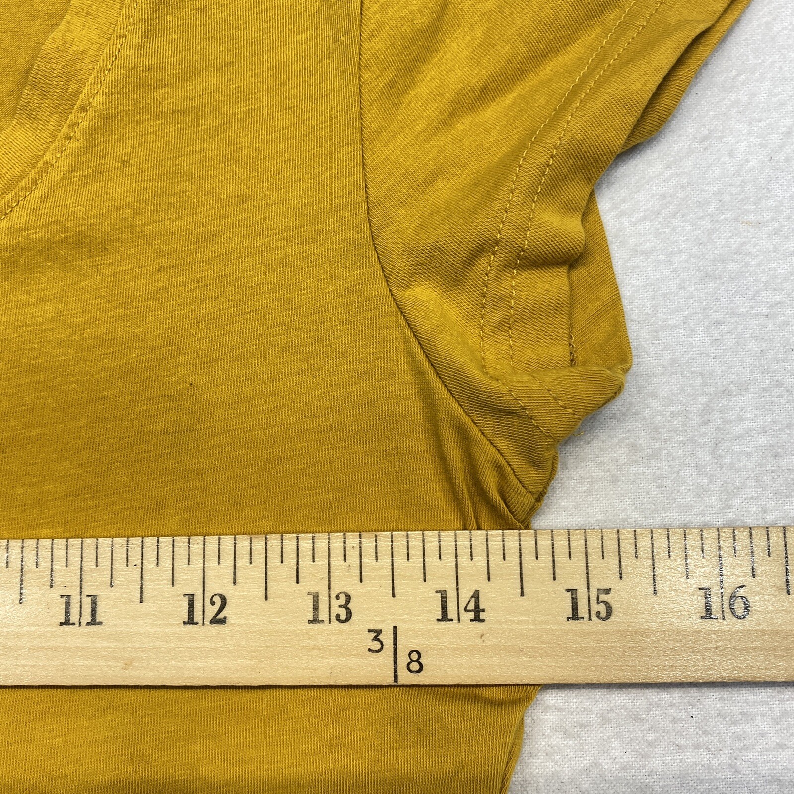 Aveto T Shirt Womens Large Yellow Short Sleeve