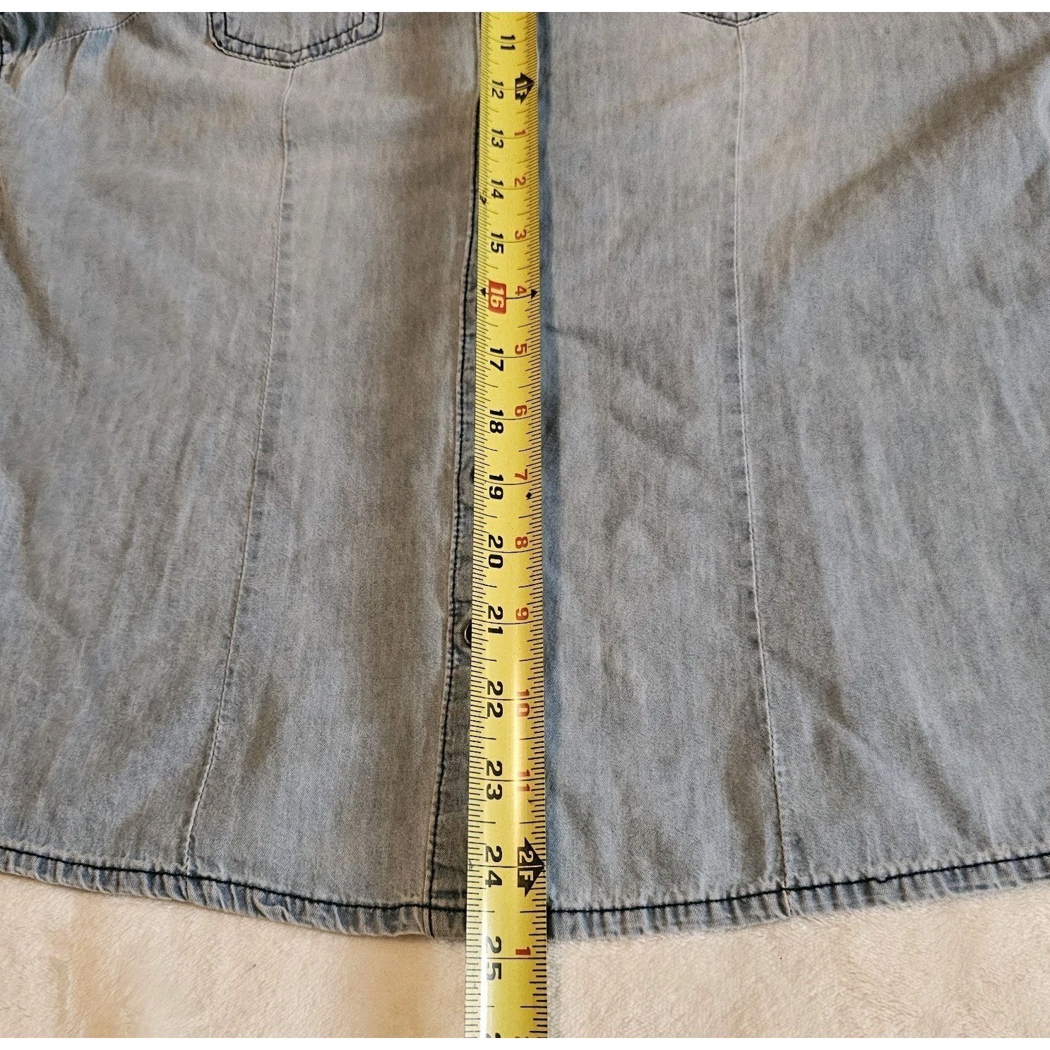 HIGHWAY JEANS DENIM WOMEN’S LONG SLEEVE to 3/4 SLEEVES SIZE MEDIUM