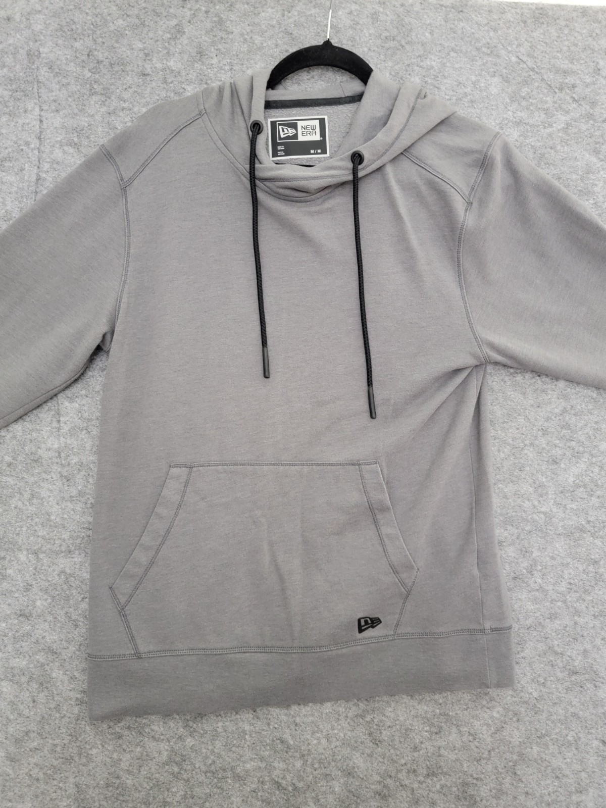 New Era Sweatshirt Hoodie Womens Size Medium Gray Soft Pullover