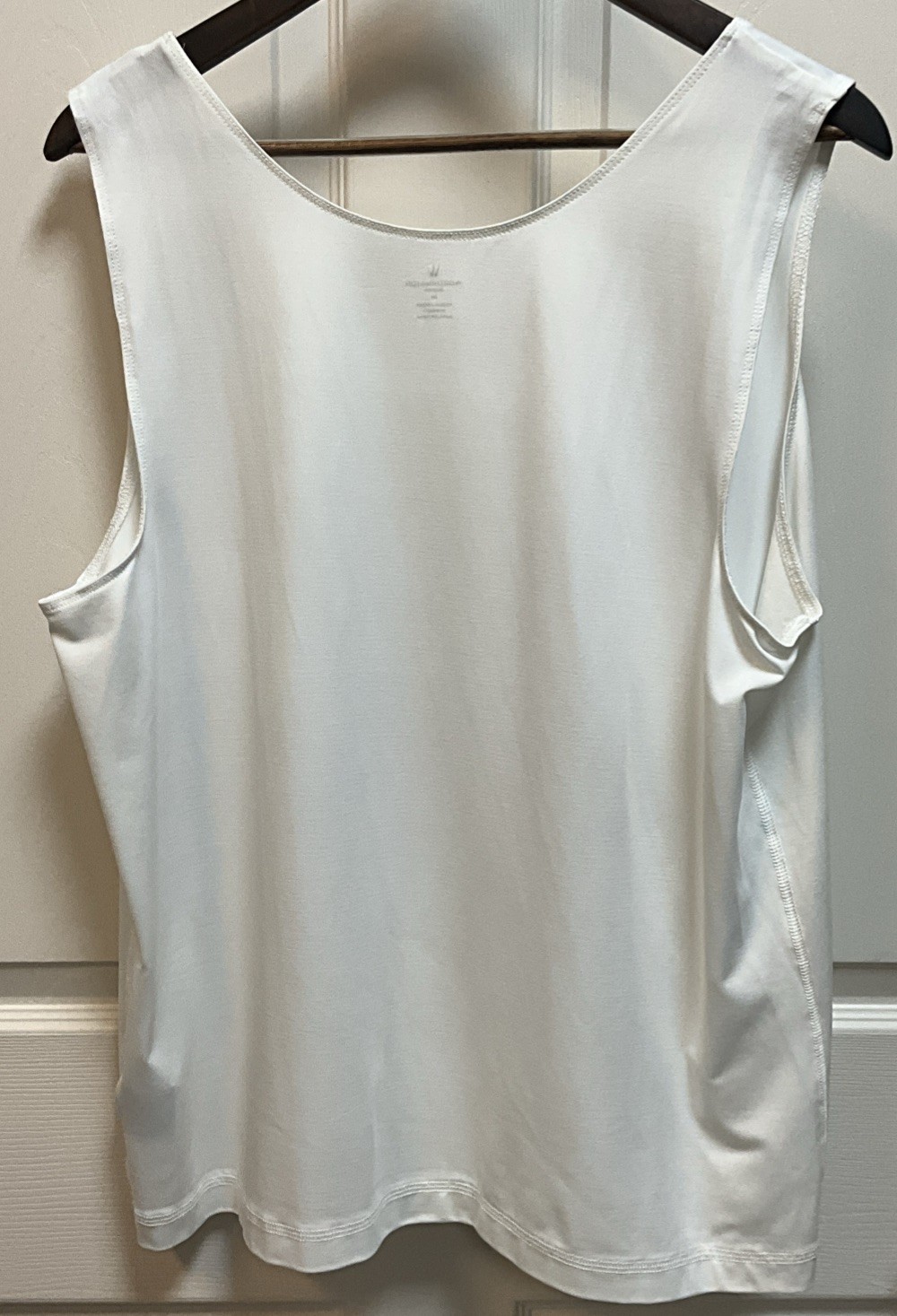 Worthington Woman 3X Ivory Nylon Spandex Blend Tank Top Shell Liner 44” Chest