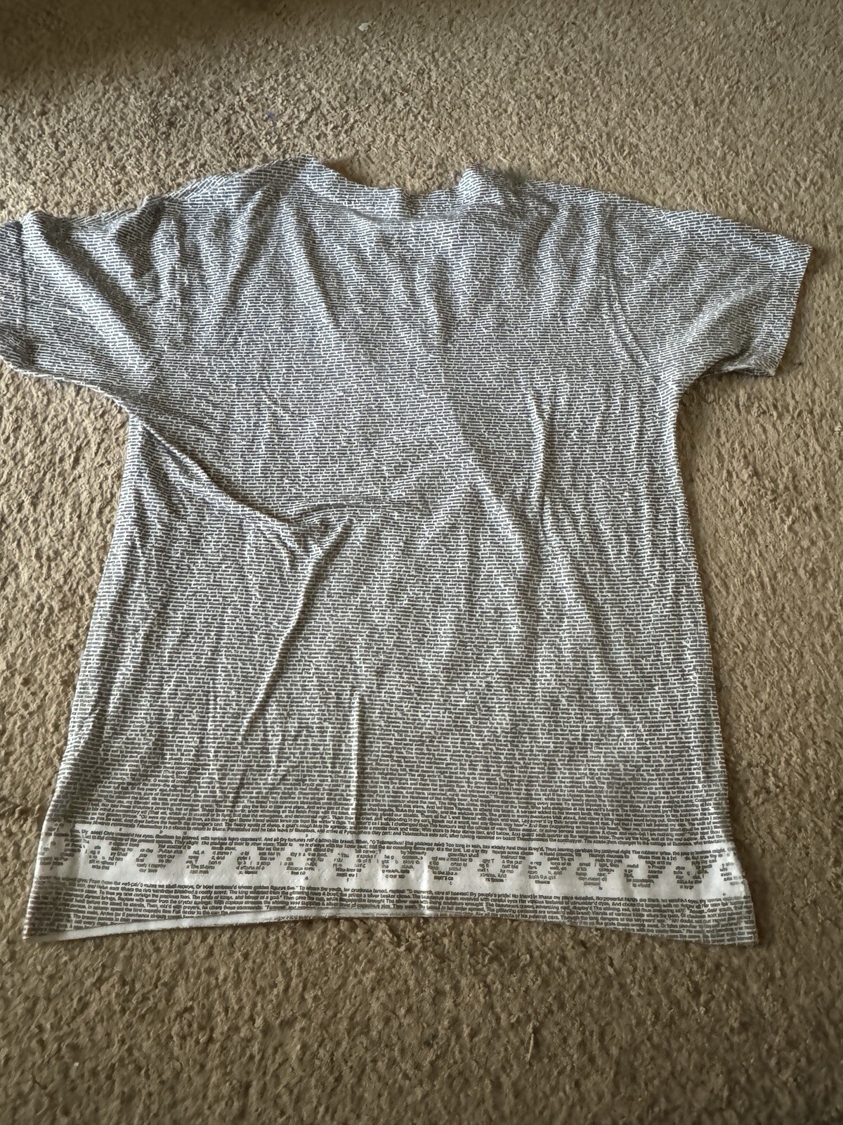 LITOGRAPHS The Odyssey text T shirt Homer ancient Greek epic poem Medium