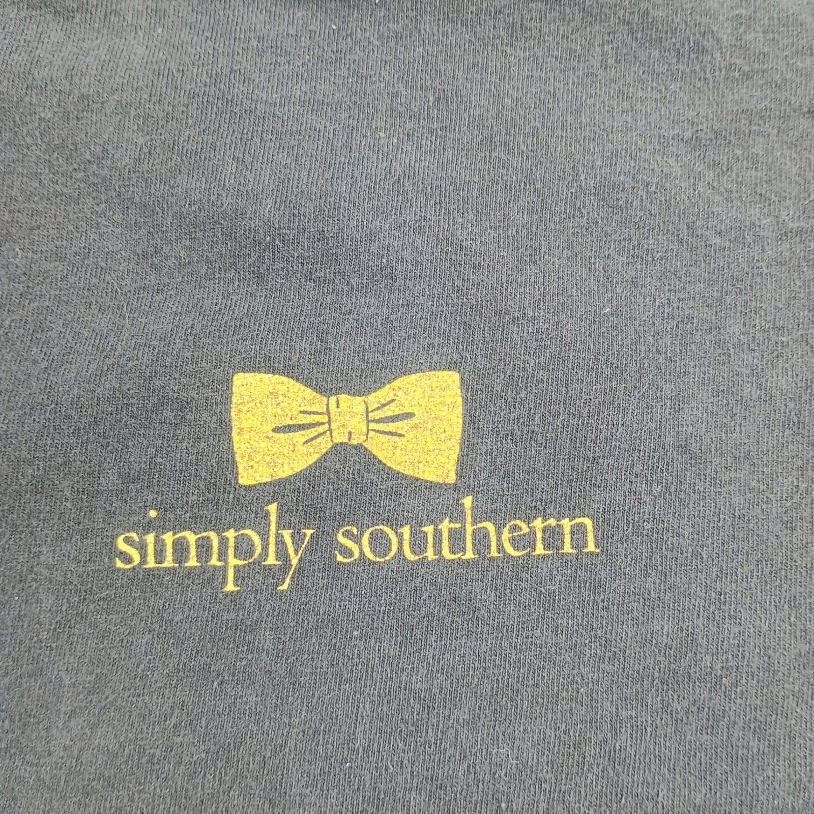 Simply Southern Womens Nativity Graphic Tee Black M True Love Stable