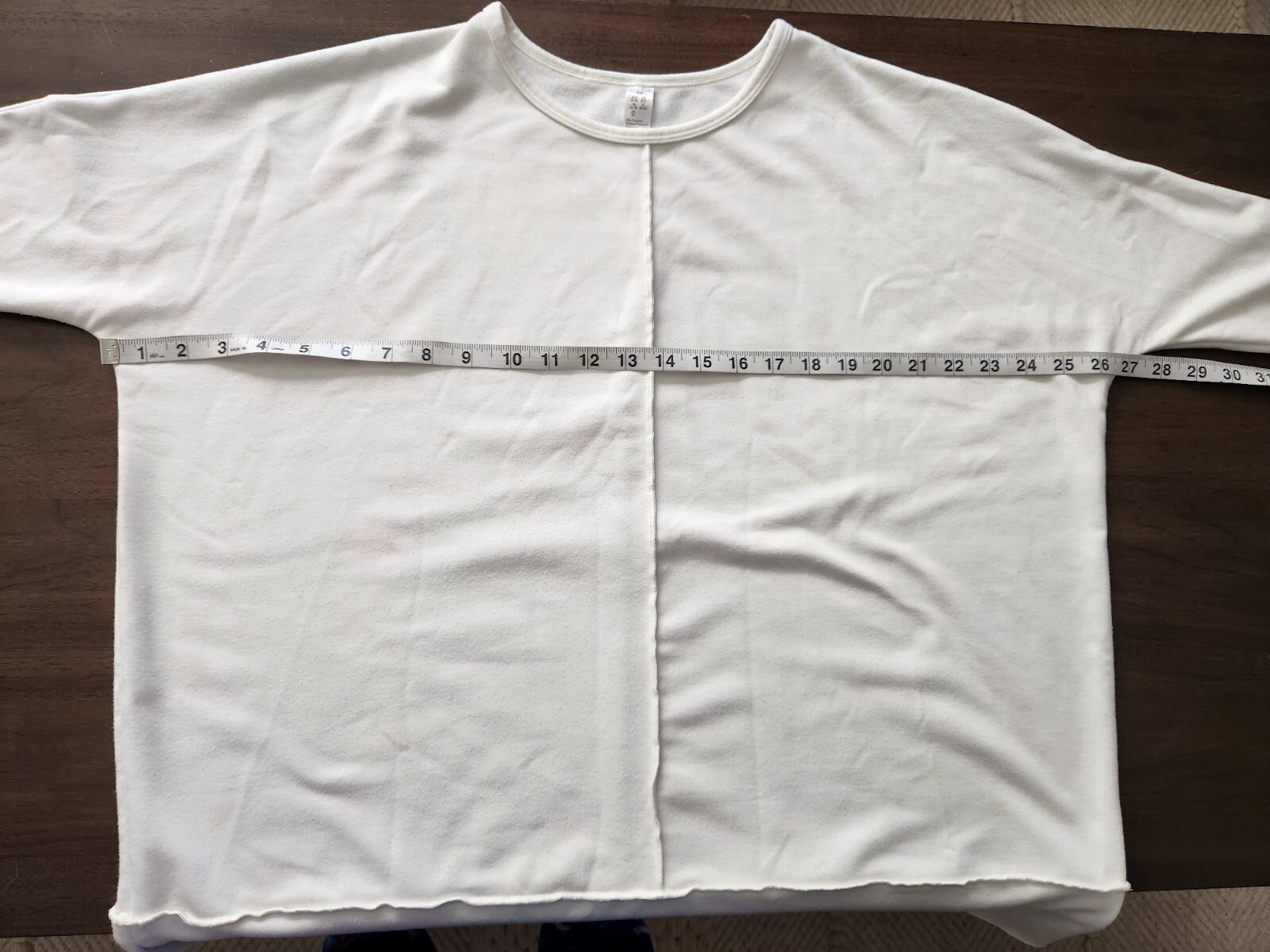 SPANX – White Perfect Length Top. Dolman 3/4 Sleeve. #50171R Women’s Size S