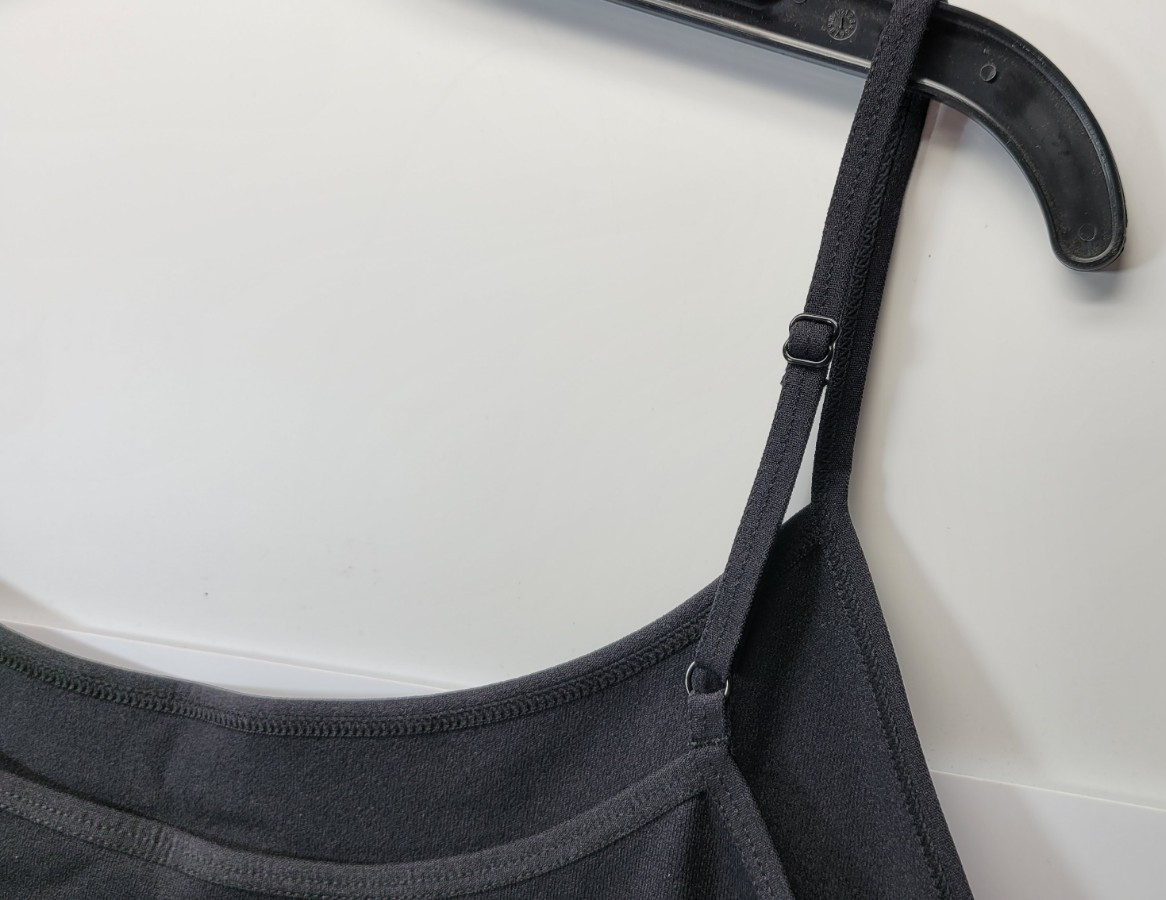 NWT CATO Black Cami Nylon Spandex Adjustable Spaghetti Strap Versatile Sz: 18/20