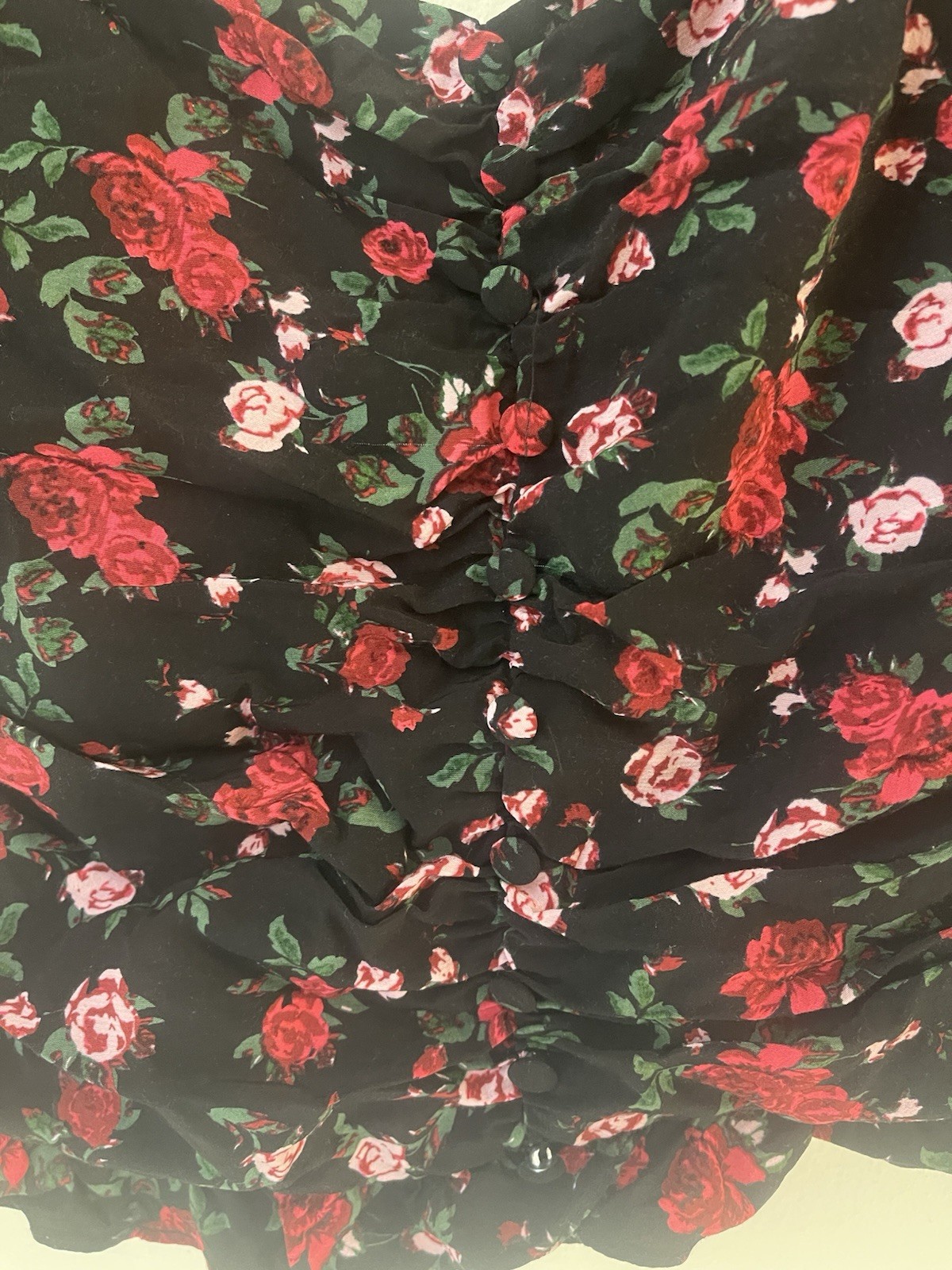 For Love & Lemons Womens Floral Bodice Corset Top Size Small Boho Y2K Retro