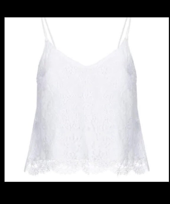 GUIZIO Micro Cardigan & Amiri Lace tank XS bundle