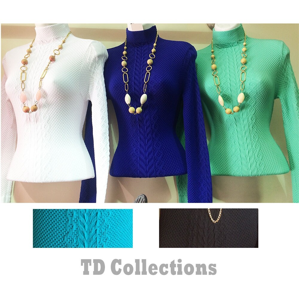 Soft Seamless Stretch Long Sleeve Shirt Turtleneck Mock High Neck Top Slim Fit